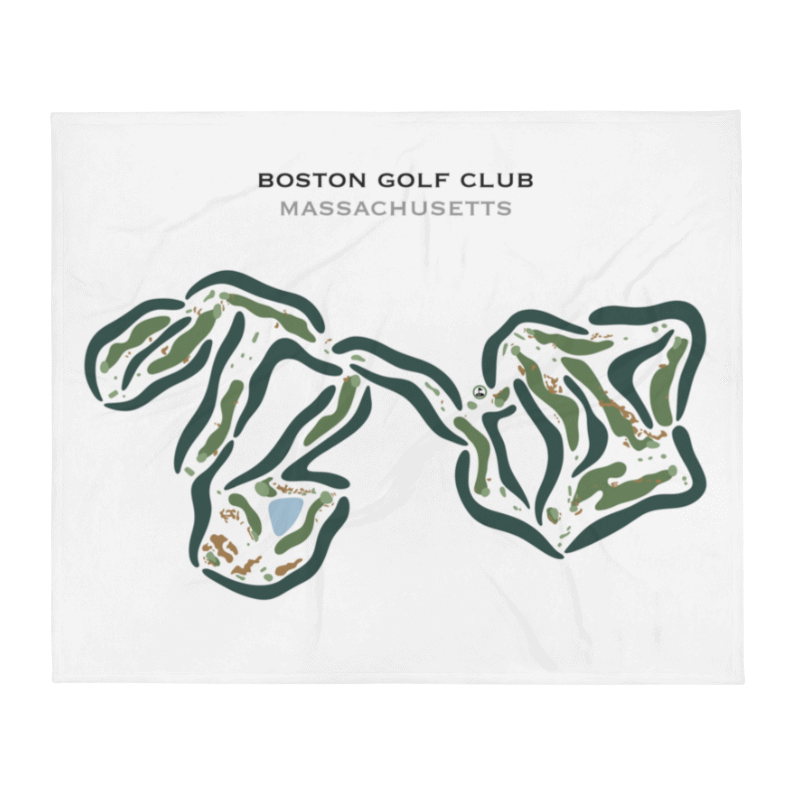 Boston Golf Club, Massachusetts - Printed Golf Courses