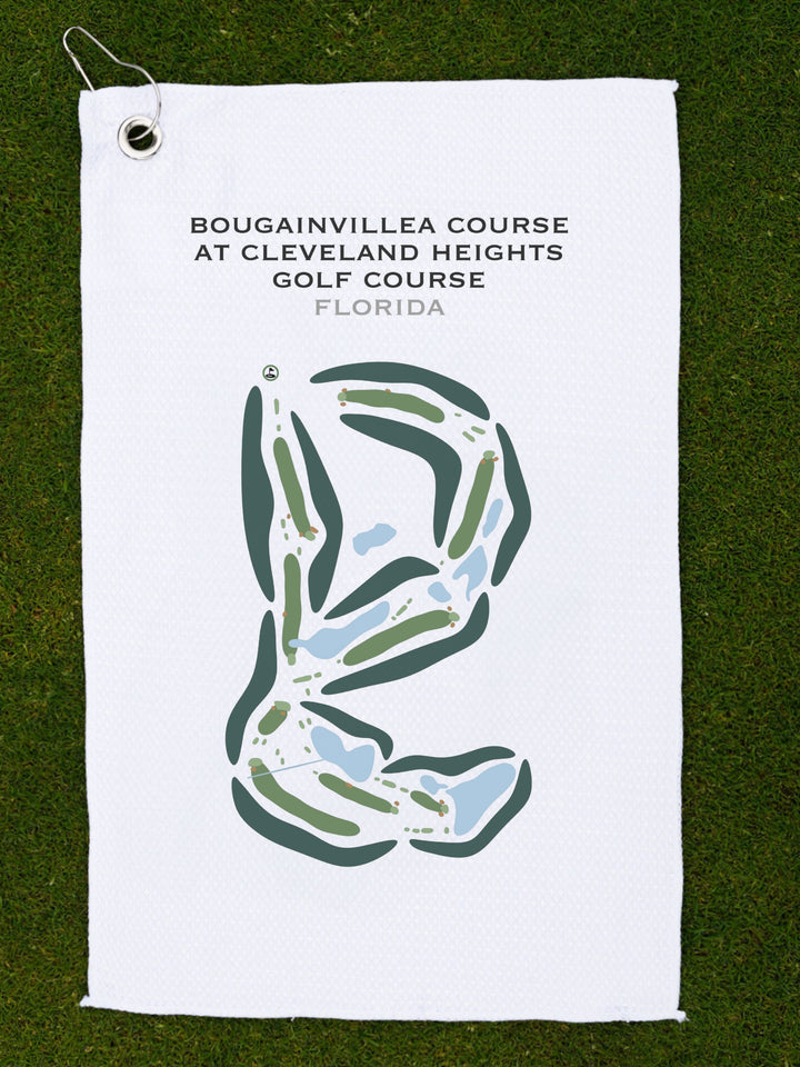 Bougainvillea Course at Cleveland Heights Golf Club, Florida - Printed Golf Courses