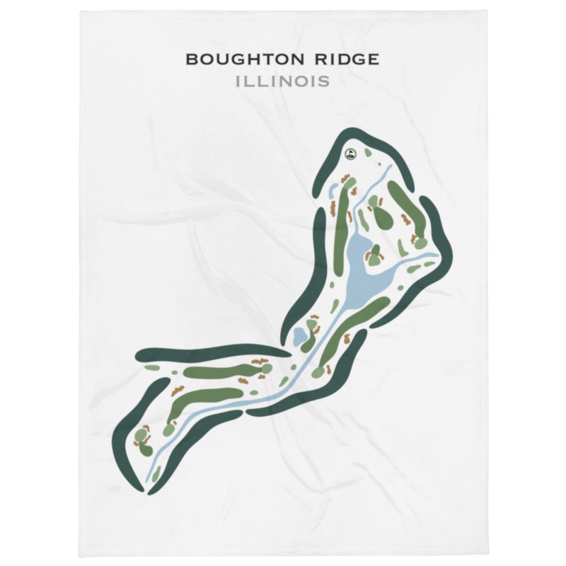 Boughton Ridge Golf Course, Illinois - Printed Golf Courses