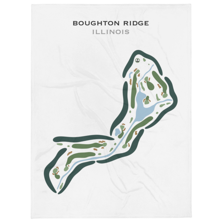 Boughton Ridge Golf Course, Illinois - Printed Golf Courses