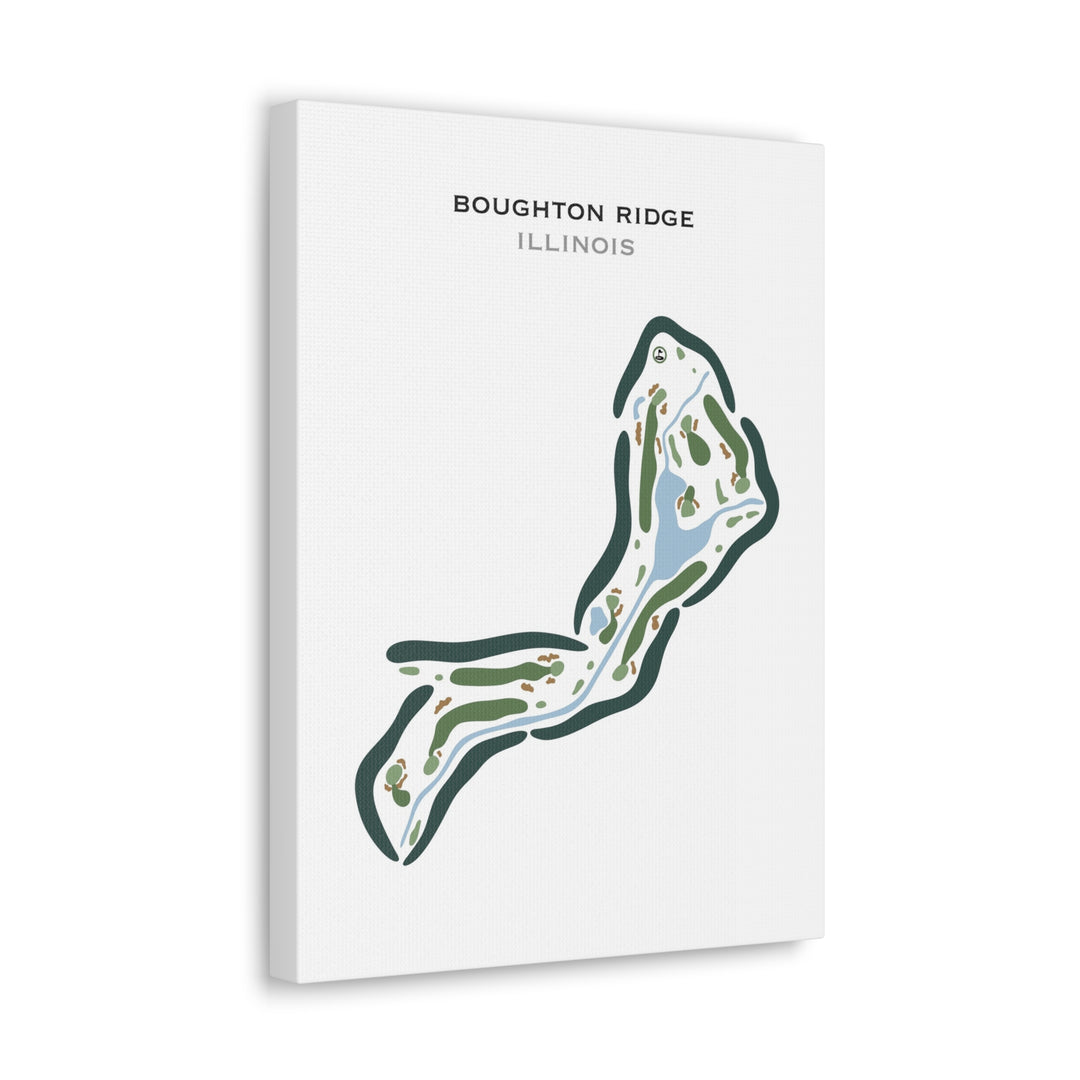 Boughton Ridge Golf Course, Illinois - Printed Golf Courses