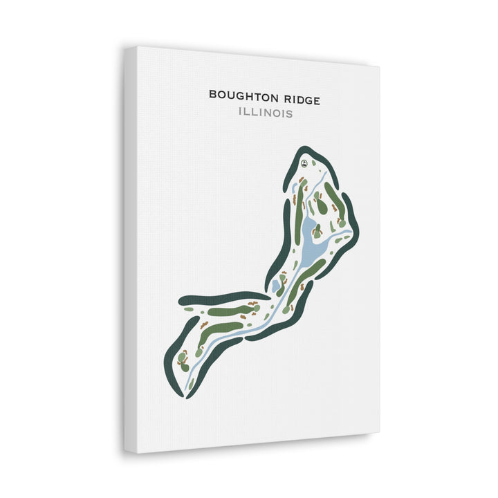 Boughton Ridge Golf Course, Illinois - Printed Golf Courses