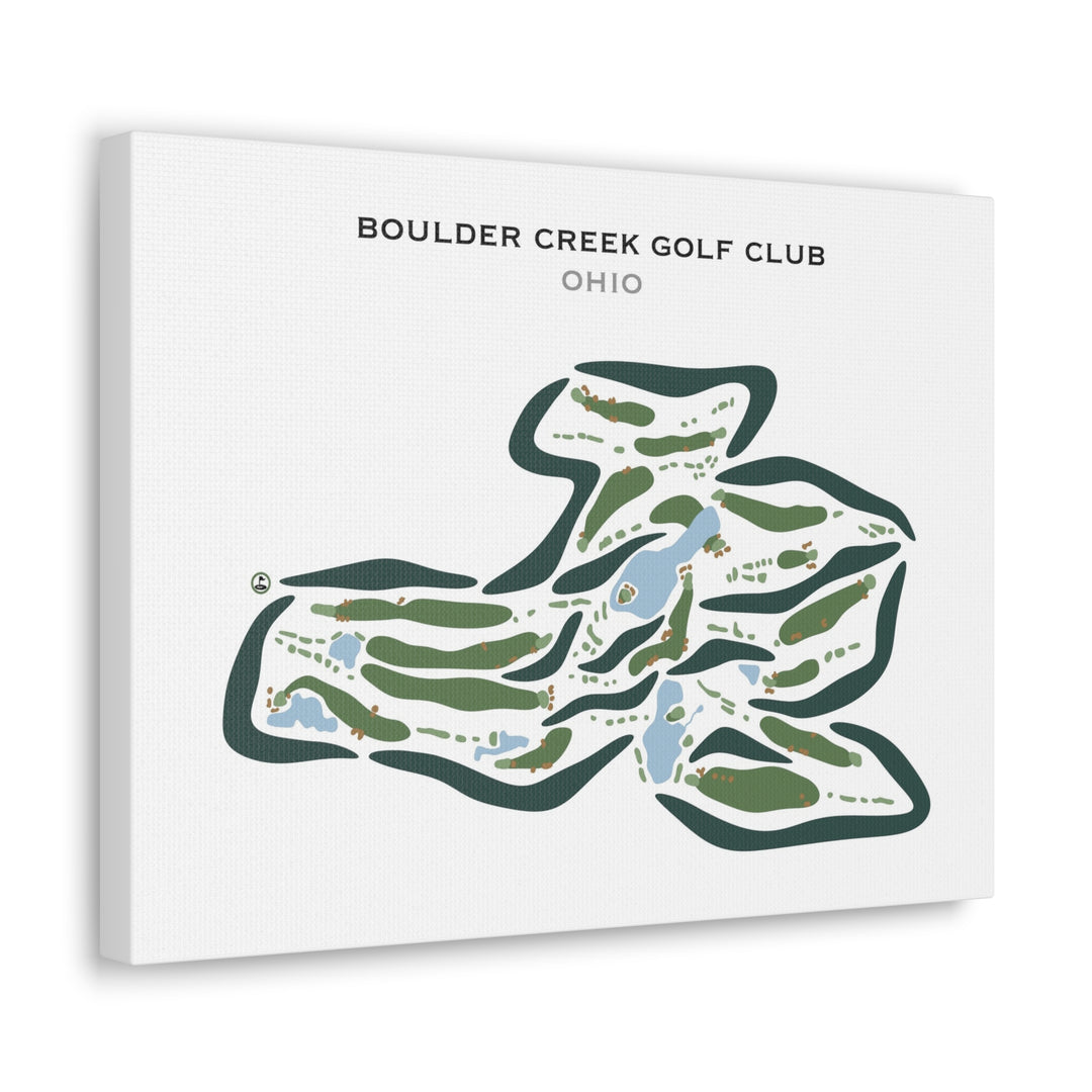 Boulder Creek Golf Club, Ohio - Printed Golf Courses