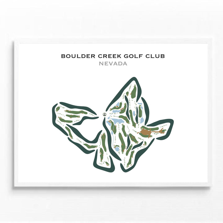 Boulder Creek Golf Club, Nevada - Printed Golf Courses