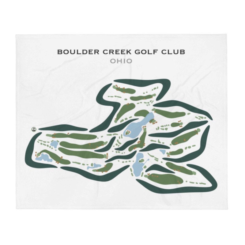 Boulder Creek Golf Club, Ohio - Printed Golf Courses