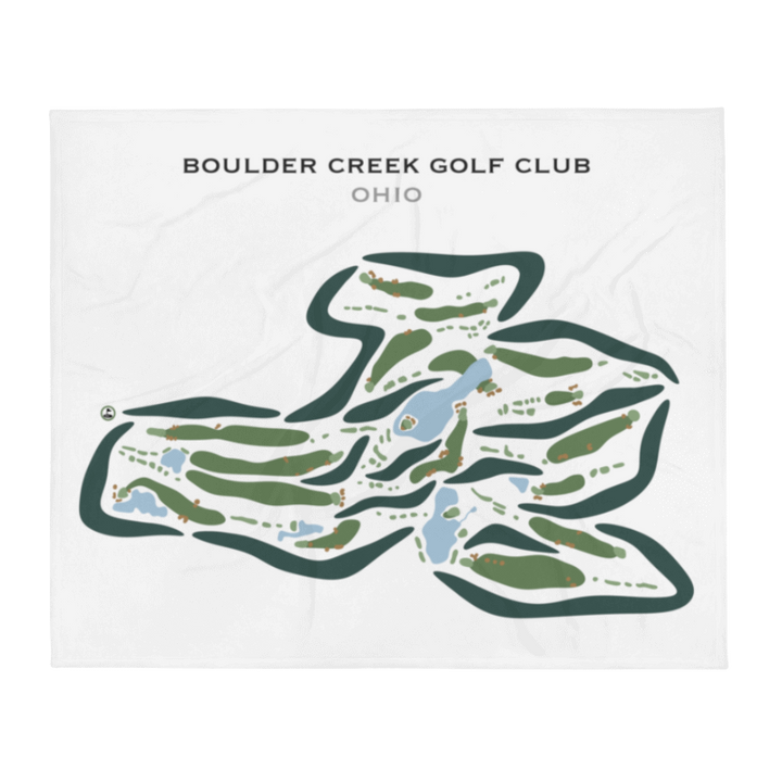 Boulder Creek Golf Club, Ohio - Printed Golf Courses