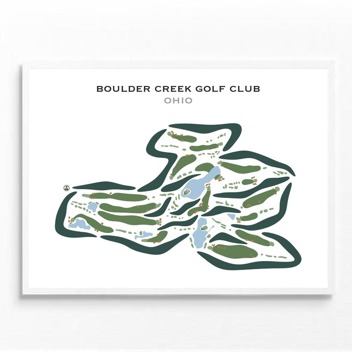 Boulder Creek Golf Club, Ohio - Printed Golf Courses