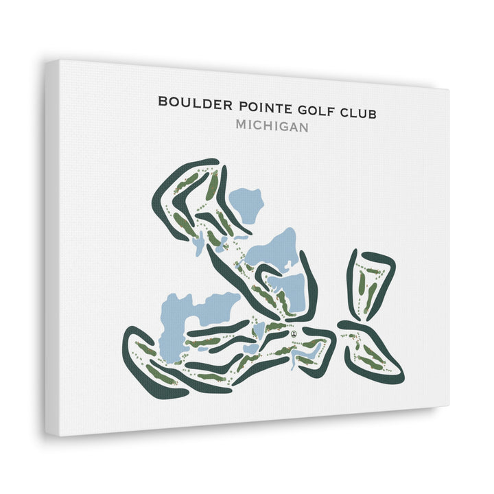 Boulder Pointe Golf Club, Michigan - Printed Golf Courses