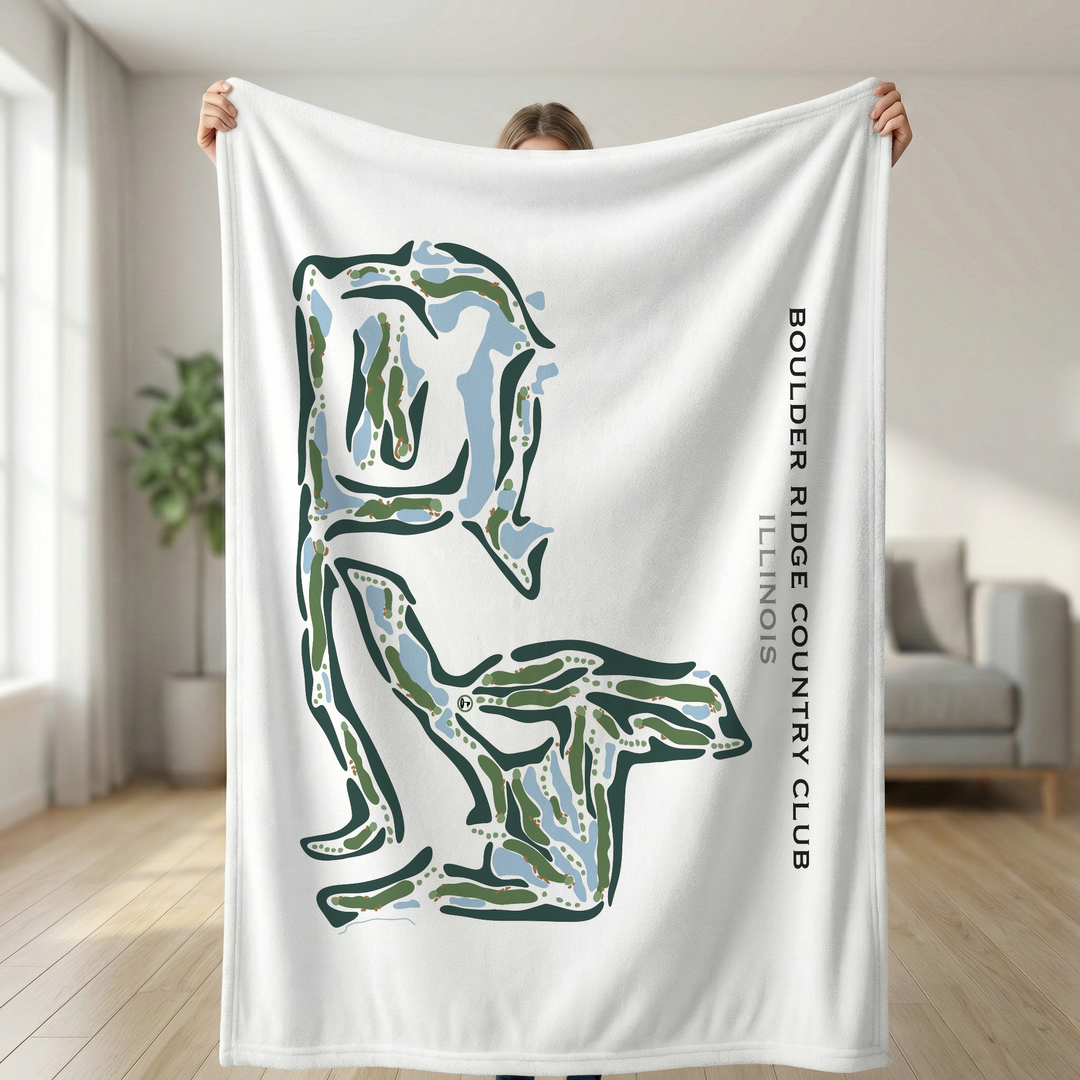 Boulder Ridge Country Club, Illinois - Printed Golf Courses