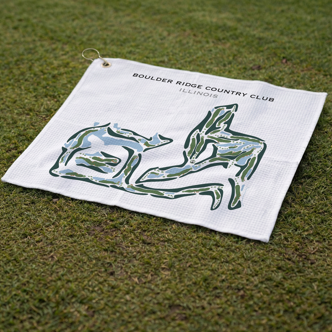 Boulder Ridge Country Club, Illinois - Printed Golf Courses