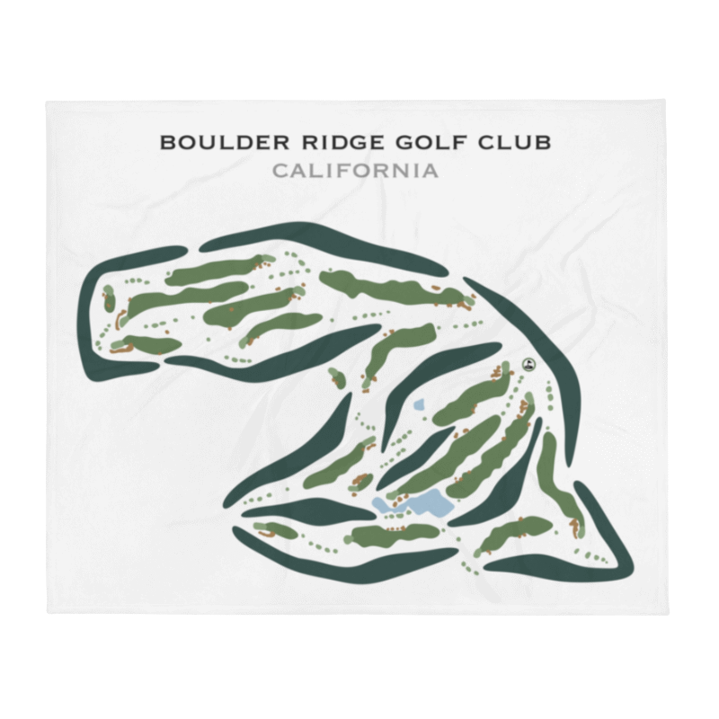 Boulder Ridge Golf Club, California - Printed Golf Courses