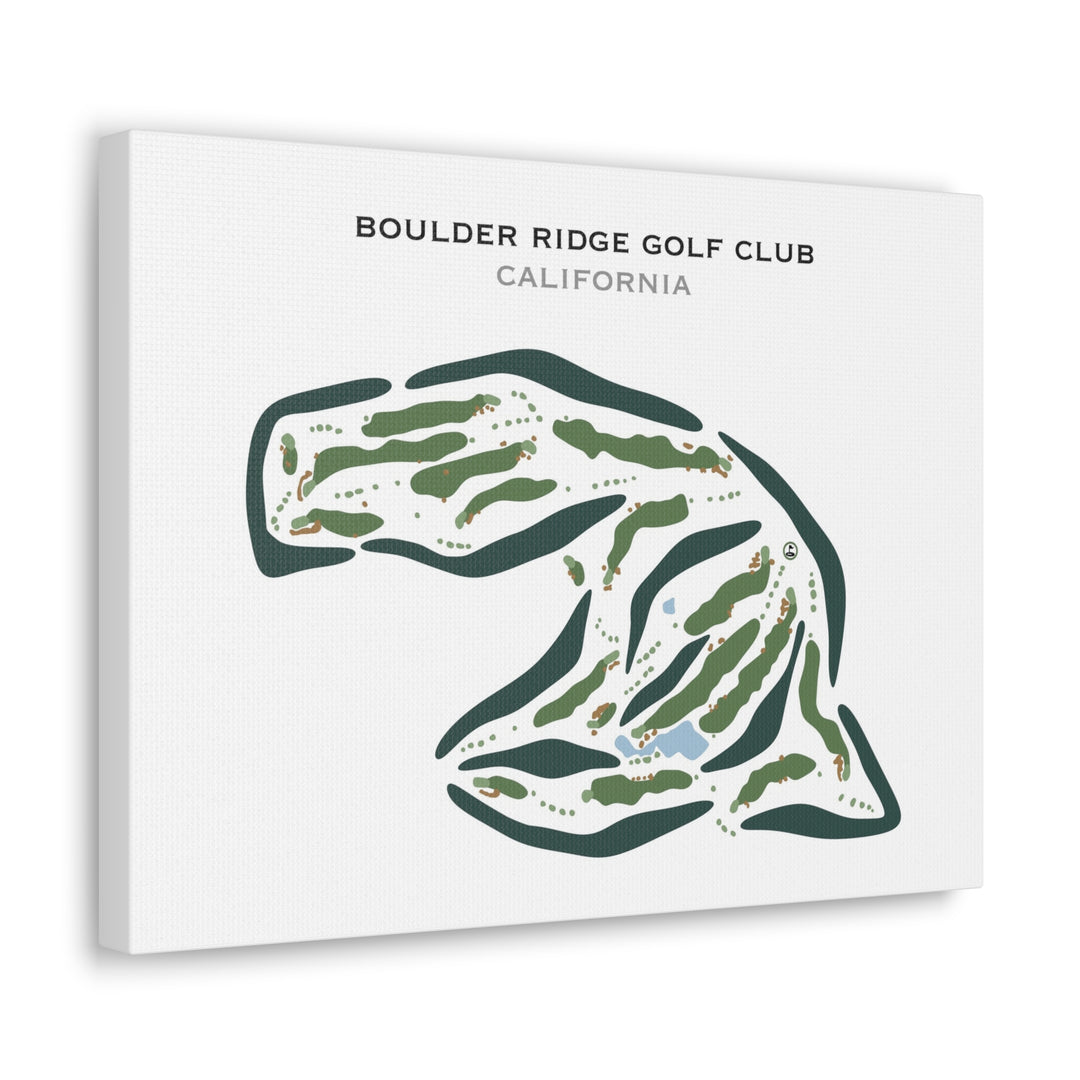 Boulder Ridge Golf Club, California - Printed Golf Courses