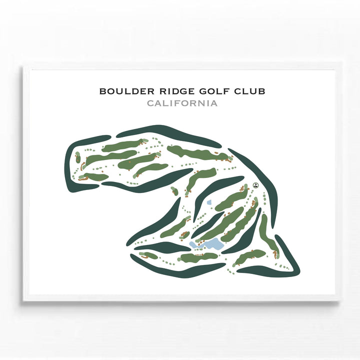 Boulder Ridge Golf Club, California - Printed Golf Courses