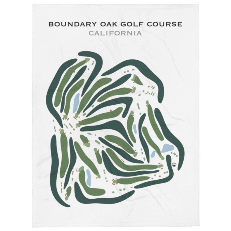 Boundary Oak Golf Course, California - Printed Golf Courses