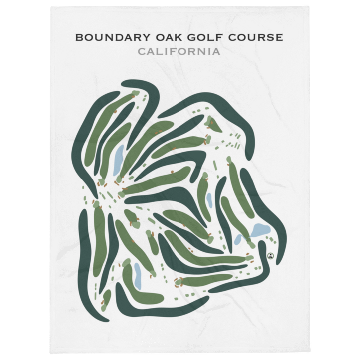 Boundary Oak Golf Course, California - Printed Golf Courses