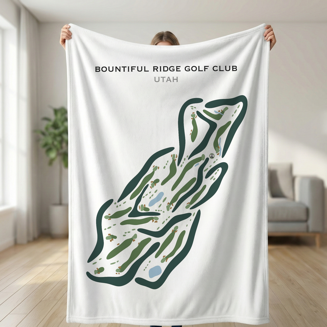 Bountiful Ridge Golf Course, Bountiful Utah - Printed Golf Courses