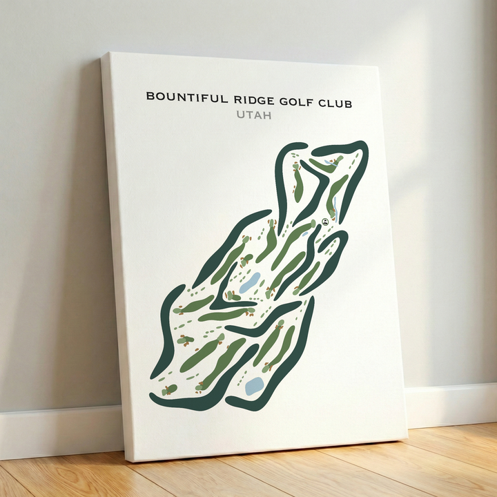 Bountiful Ridge Golf Course, Bountiful Utah - Printed Golf Courses