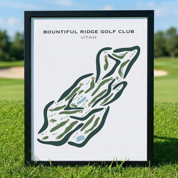 Bountiful Ridge Golf Course, Bountiful Utah - Printed Golf Courses