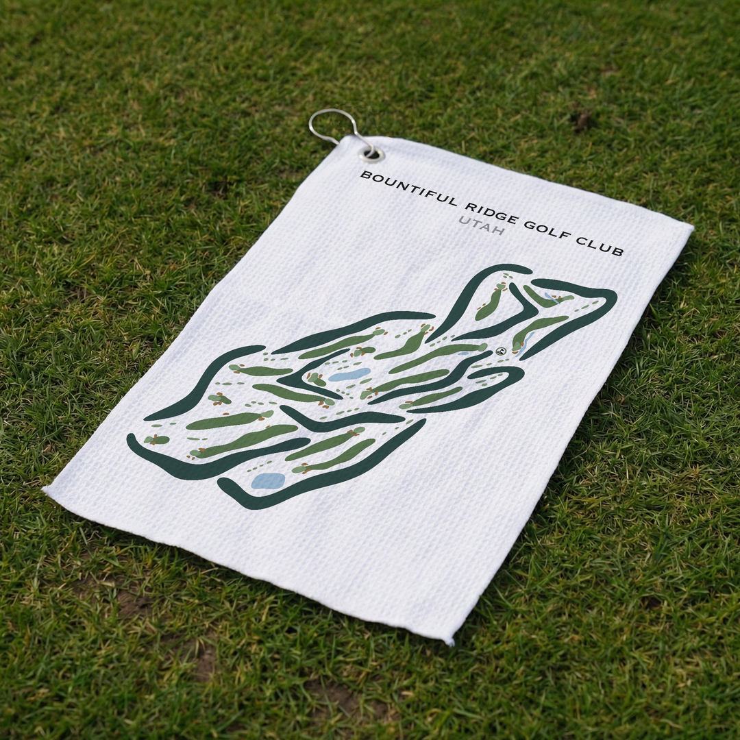 Bountiful Ridge Golf Course, Bountiful Utah - Printed Golf Courses