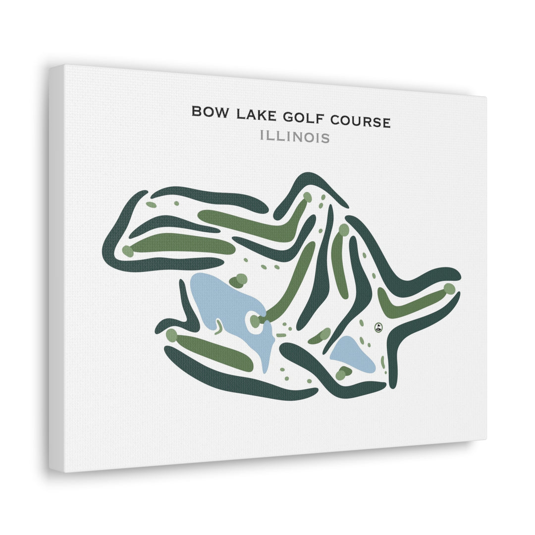 Bow Lake Golf Course, Illinois - Printed Golf Courses