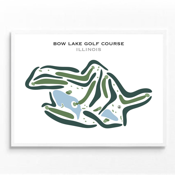 Bow Lake Golf Course, Illinois - Printed Golf Courses