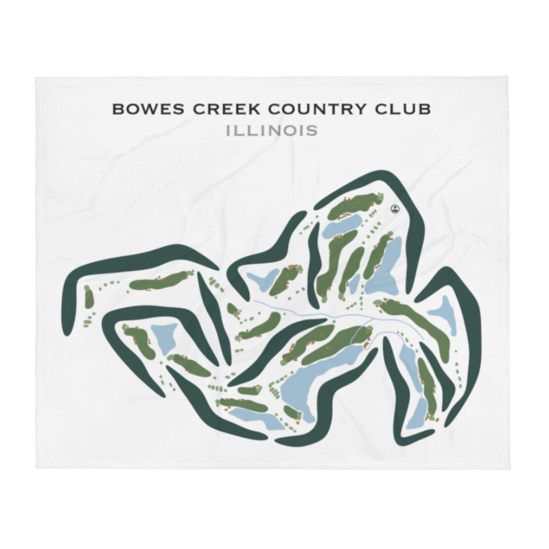 Bowes Creek Country Club, Illinois - Printed Golf Courses