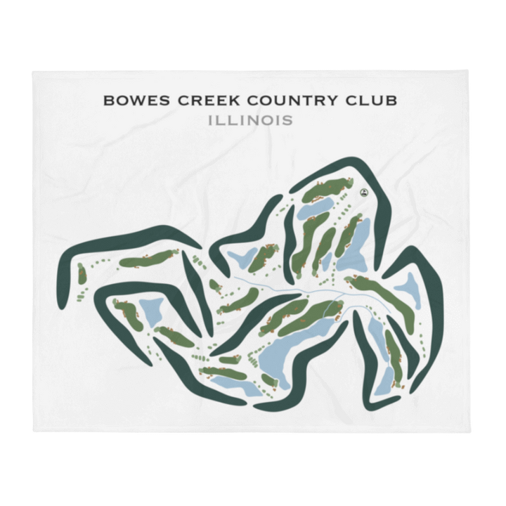 Bowes Creek Country Club, Illinois - Printed Golf Courses