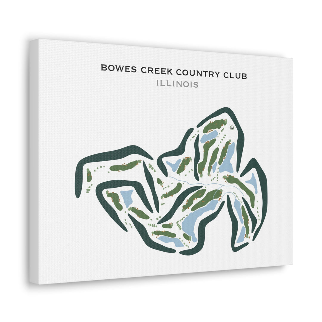 Bowes Creek Country Club, Illinois - Printed Golf Courses