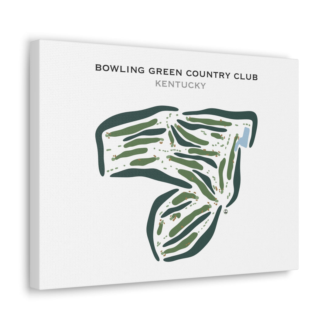 Bowling Green Country Club, Kentucky - Printed Golf Courses