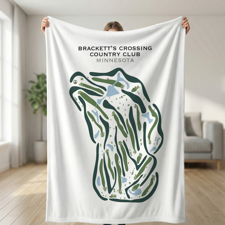 Brackett's Crossing Country Club, Minnesota - Printed Golf Courses