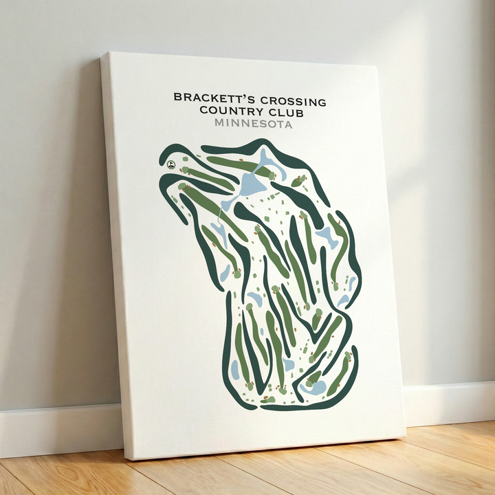 Brackett's Crossing Country Club, Minnesota - Printed Golf Courses