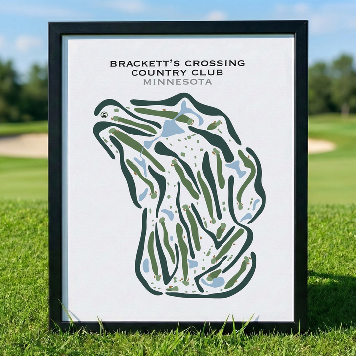 Brackett's Crossing Country Club, Minnesota - Printed Golf Courses
