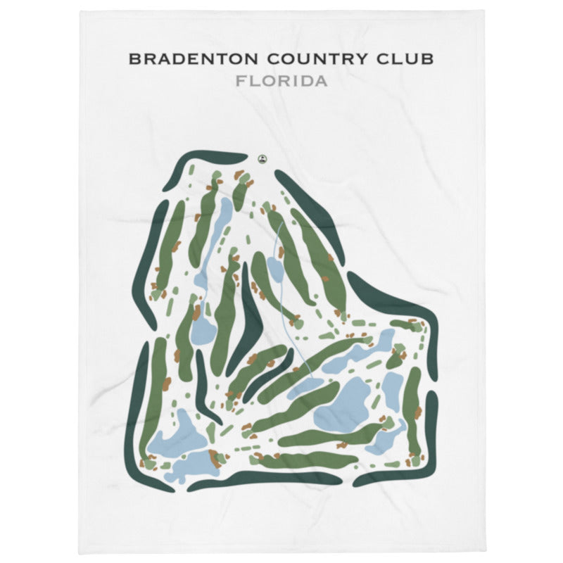 Bradenton Country Club, Florida - Printed Golf Course