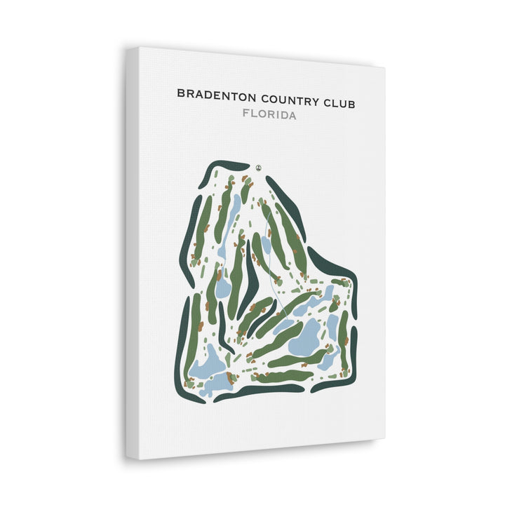 Bradenton Country Club, Florida - Printed Golf Course