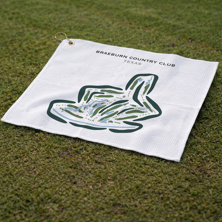 BraeBurn Country Club, Texas - Printed Golf Courses