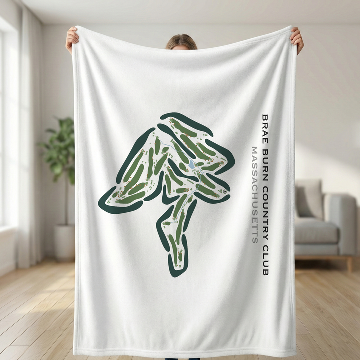 Brae Burn Country Club, Massachusetts - Printed Golf Courses