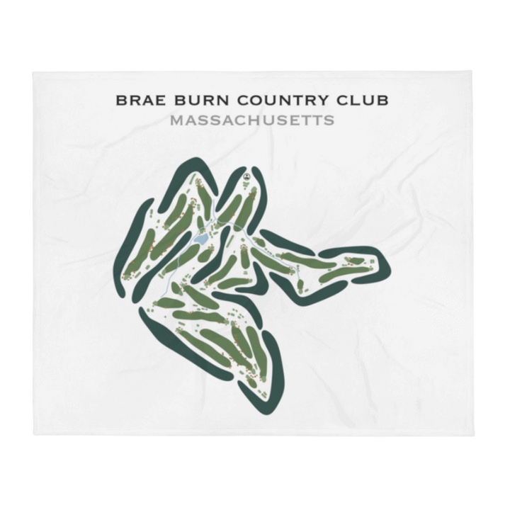 Brae Burn Country Club, Massachusetts - Printed Golf Courses