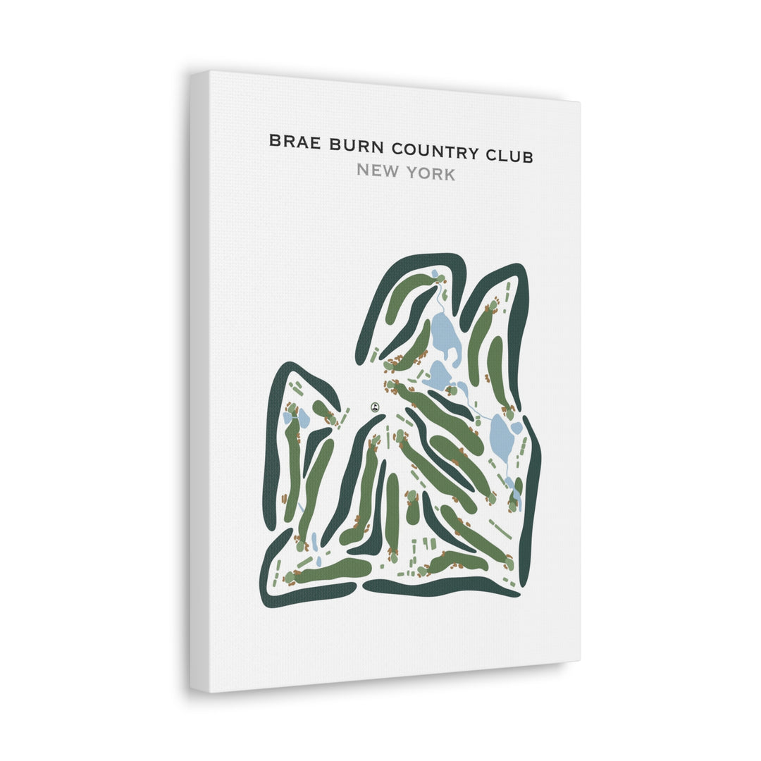 Brae Burn Country Club, New York - Printed Golf Courses