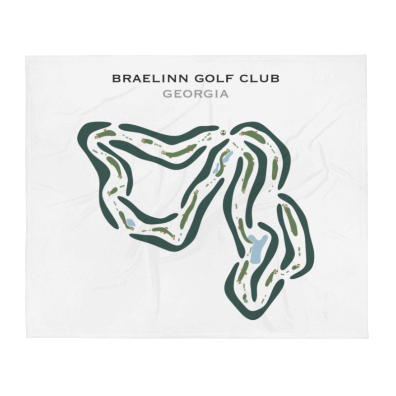 Braelinn Golf Club, Georgia - Printed Golf Courses