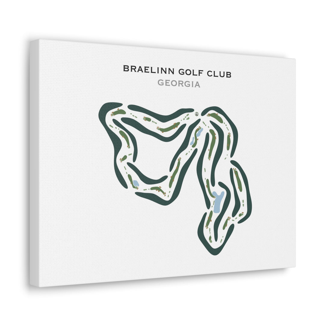 Braelinn Golf Club, Georgia - Printed Golf Courses