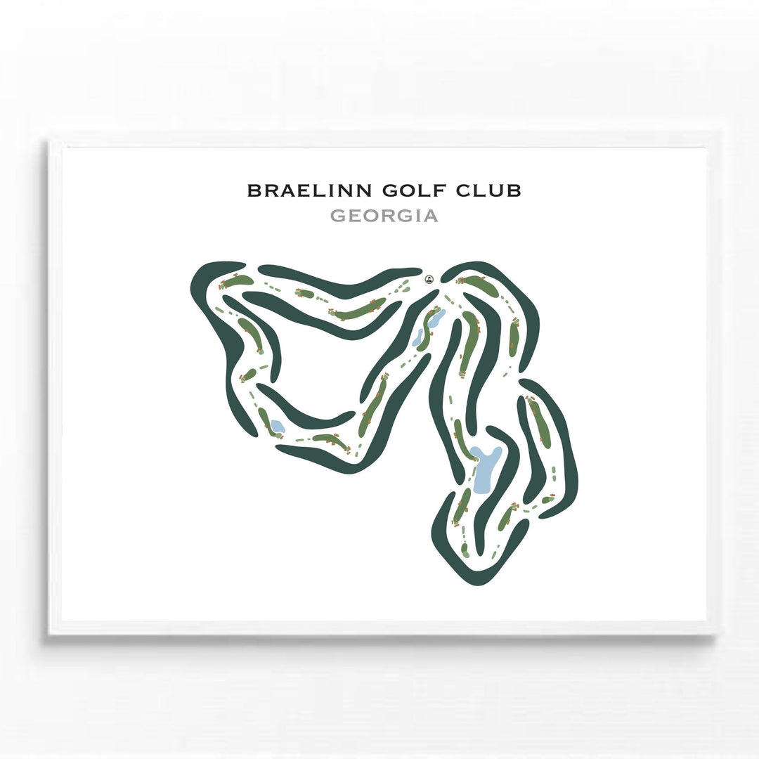 Braelinn Golf Club, Georgia - Printed Golf Courses