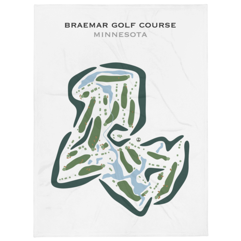 Braemar Golf Course, Minnesota - Printed Golf Courses