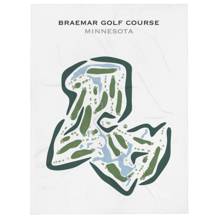 Braemar Golf Course, Minnesota - Printed Golf Courses