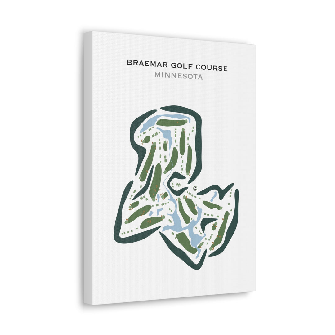 Braemar Golf Course, Minnesota - Printed Golf Courses