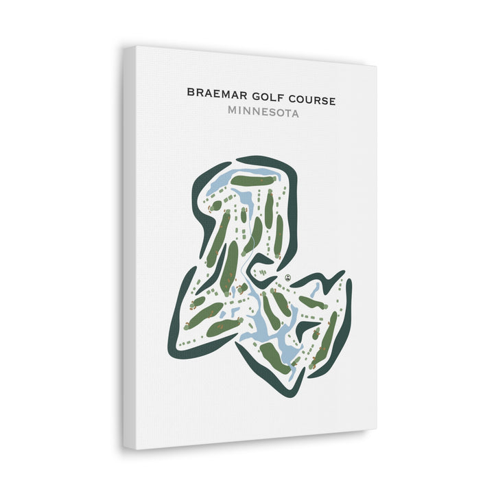 Braemar Golf Course, Minnesota - Printed Golf Courses