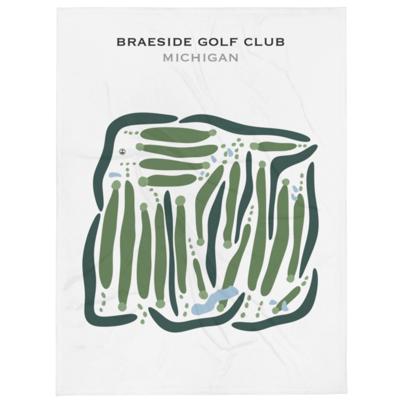 Braeside Golf Club, Michigan - Printed Golf Courses