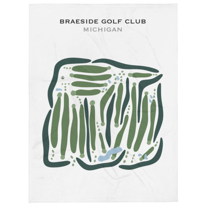 Braeside Golf Club, Michigan - Printed Golf Courses