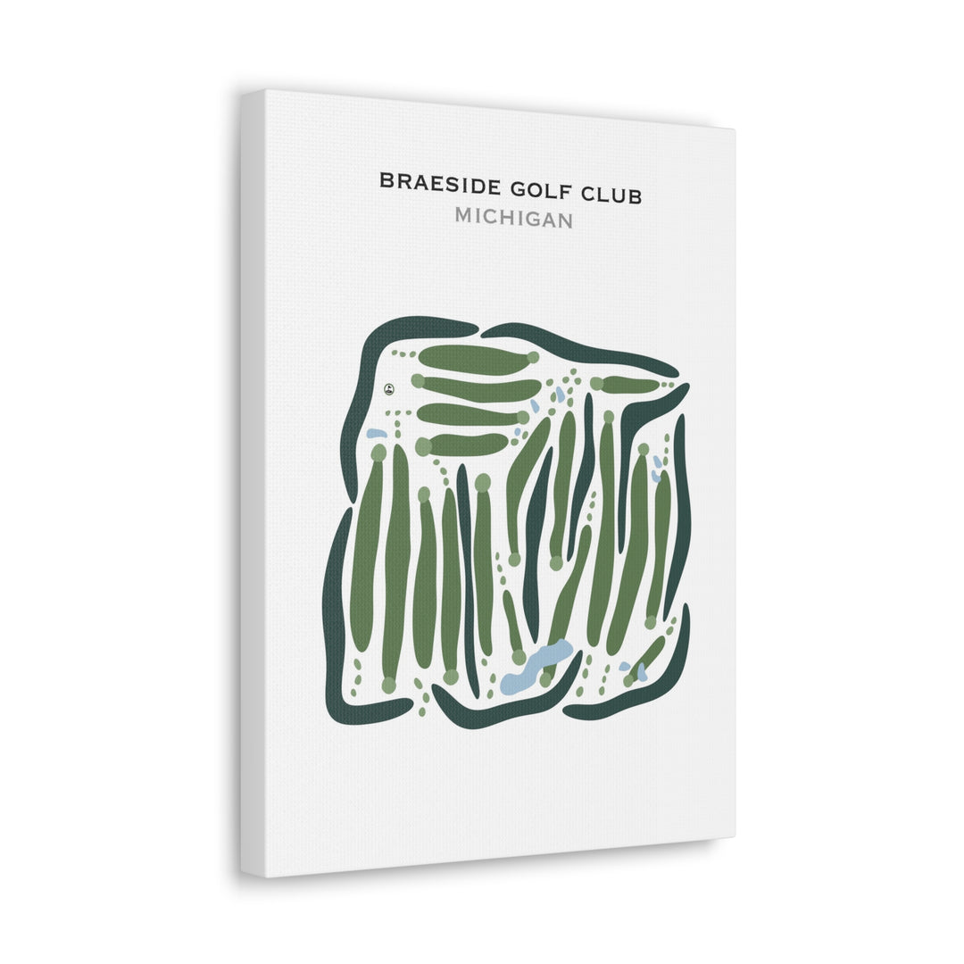 Braeside Golf Club, Michigan - Printed Golf Courses