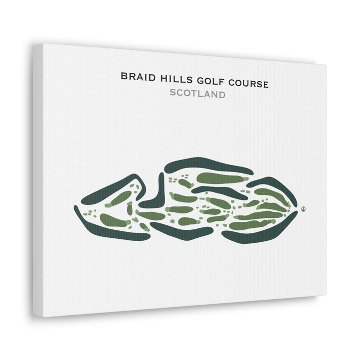 Braid Hills Golf Course, Scotland - Printed Golf Courses