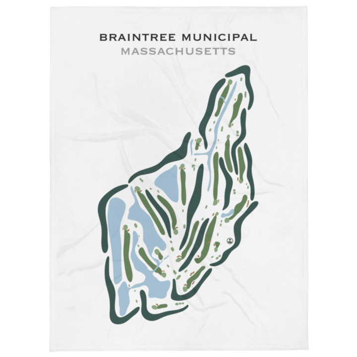 Braintree Municipal Golf Course, Massachusetts - Printed Golf Courses